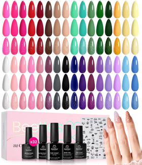 beetles Gel Nail Polish colours displayed on nails