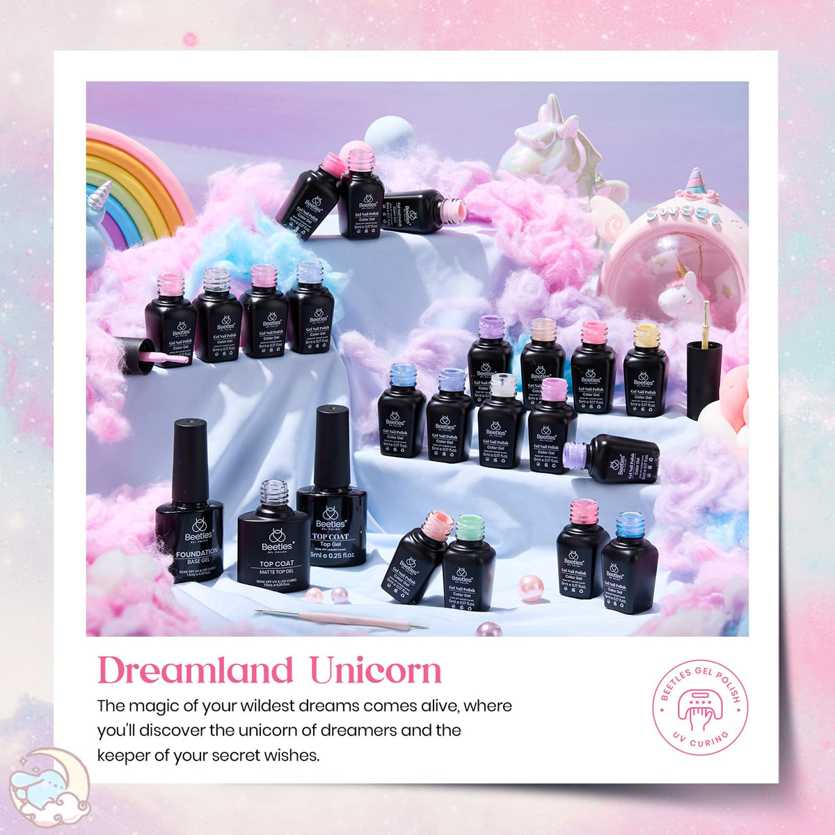 beetles Gel Nail Polish double-ended nail art brush