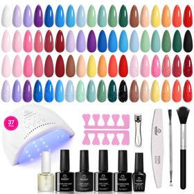 beetles Gel Nail Polish Kit 37PCS with UV Light front view