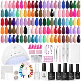 beetles Gel Nail Polish Kit 68 PCS with UV light and tools