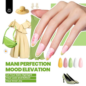 beetles Gel Nail Polish Kit packaging with all components