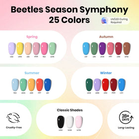 beetles Gel Nail Polish Kit showing UV lamp and tools