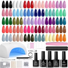 beetles Gel Nail Polish Kit with 32 colours and UV lamp