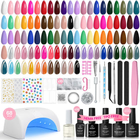 beetles Gel Nail Polish Kit with 32 colours and UV lamp