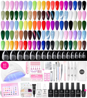 beetles Gel Nail Polish Kit with 35 colours and UV lamp