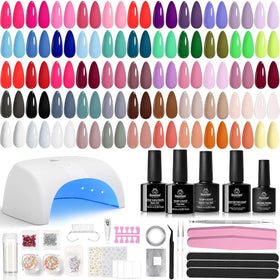 beetles Gel Nail Polish Kit with 55 colours and tools