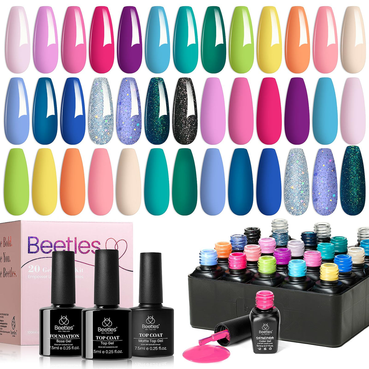 beetles Gel Nail Polish packaging details