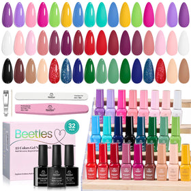beetles Gel Nail Polish Set 25 bottles in pastel colours