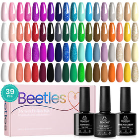 beetles Gel Nail Polish Set 36 colours front view