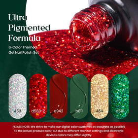 beetles Gel Nail Polish Set displayed with a manicure setup
