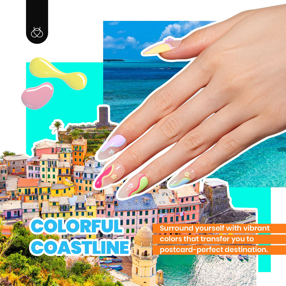 beetles Gel Nail Polish Set packaging and contents overview