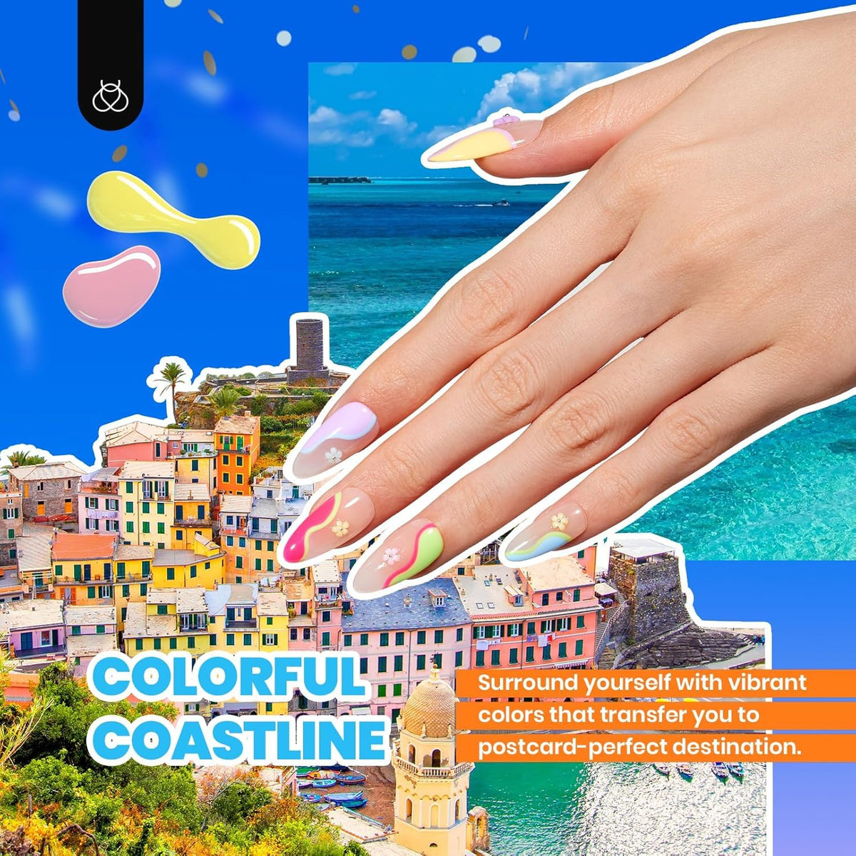 beetles Gel Nail Polish Set showing glossy and matte top coats