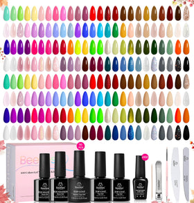 beetles Gel Nail Polish Set with 100 colours front view