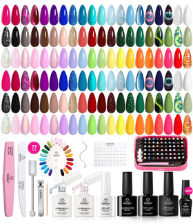 beetles Gel Nail Polish Set with 60 colours and storage bag