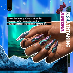 beetles Gel Nail Polish Set with nail buffer and file