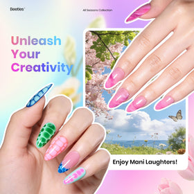 beetles Gel Nail Polish set with nail tools