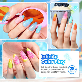beetles Gel Nail Polish soft pastels and jelly colours