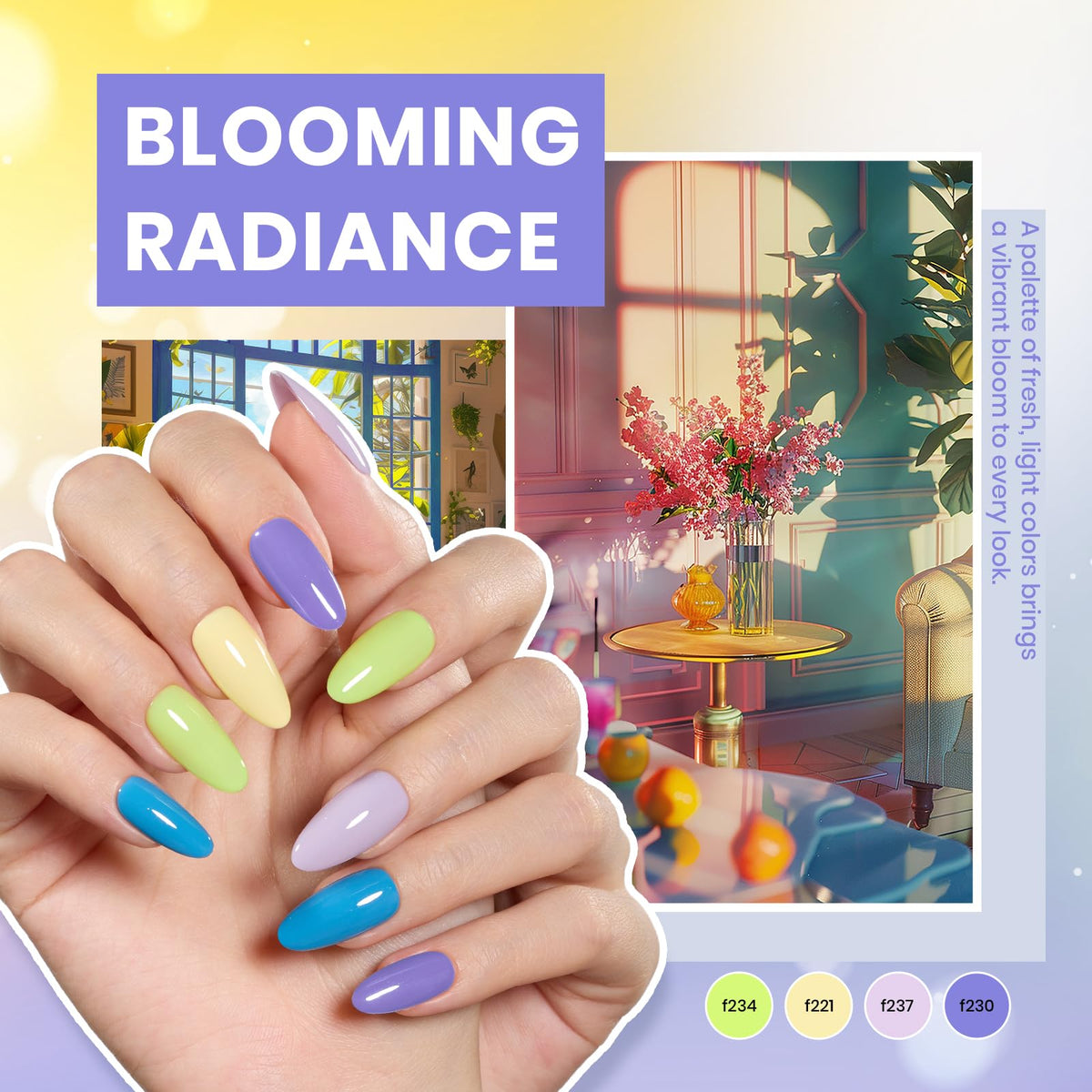 Beetles Gel Nail Polish UV lamp with included accessories