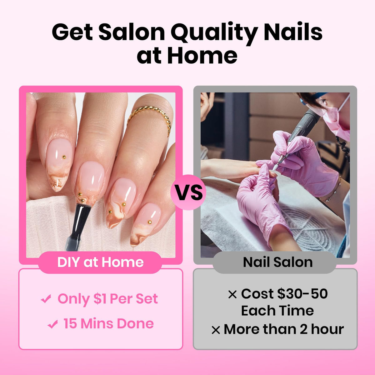 beetles Gel Nail Tips Almond finished nail art