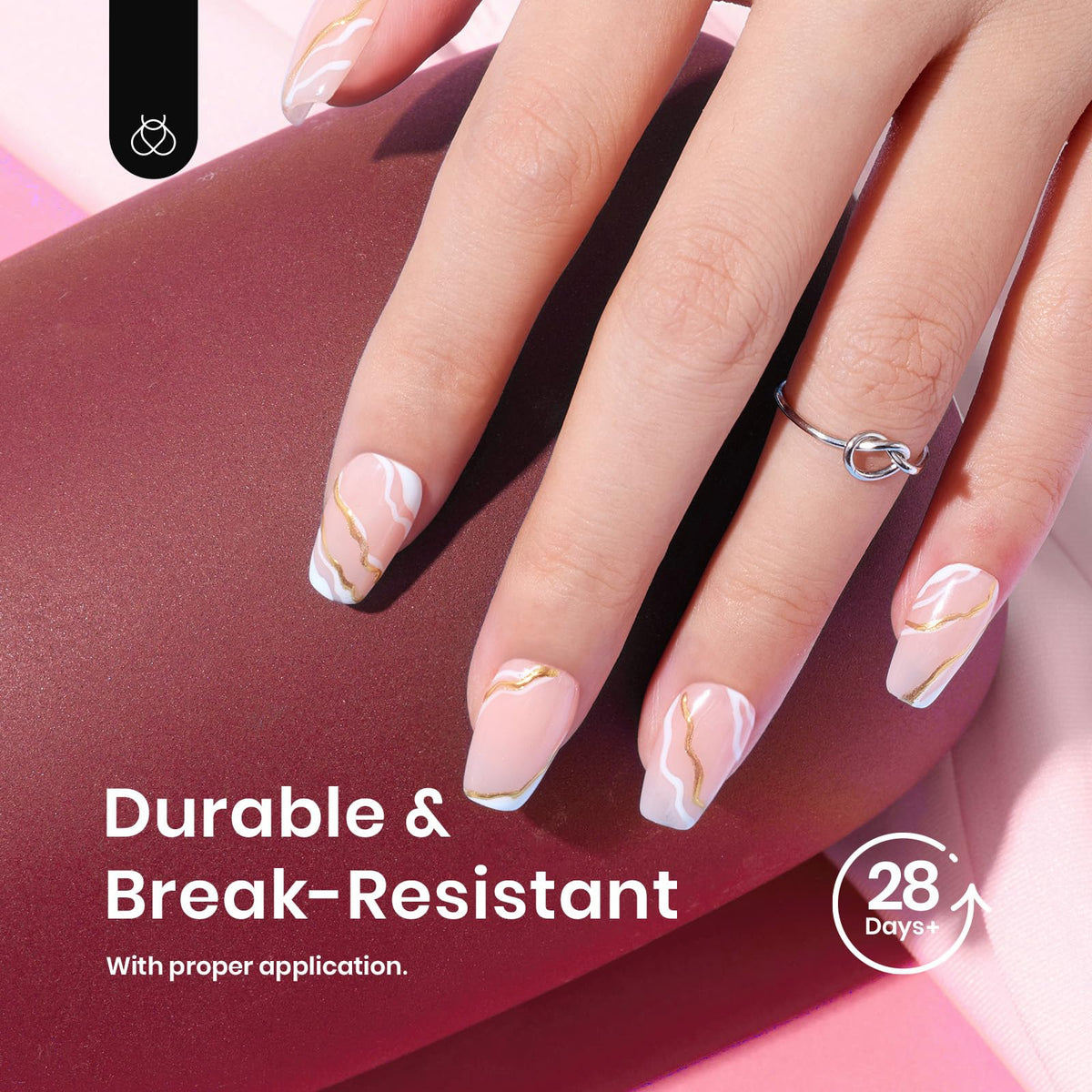 beetles Gel Nail Tips in a nail art setup