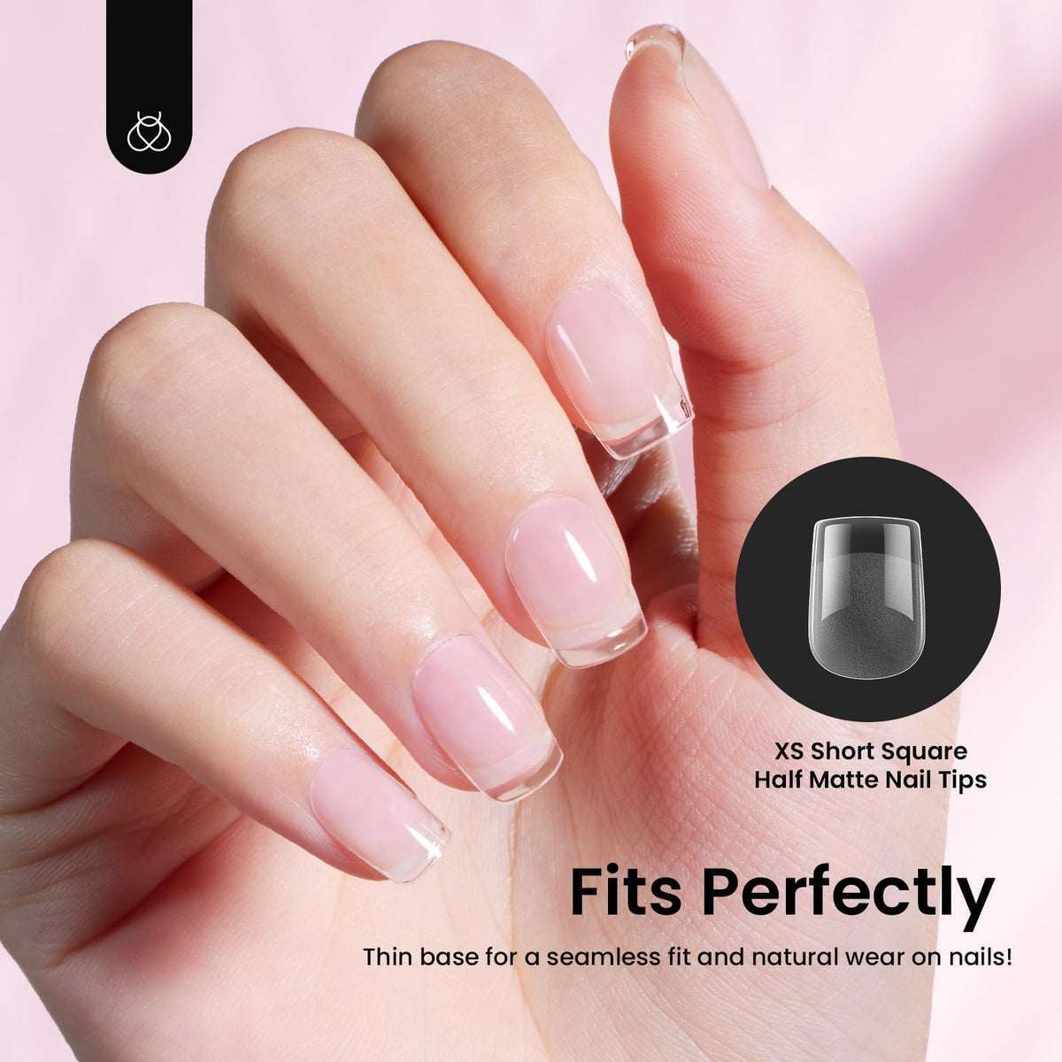 beetles Gel Nail Tips in various angles showcasing thickness