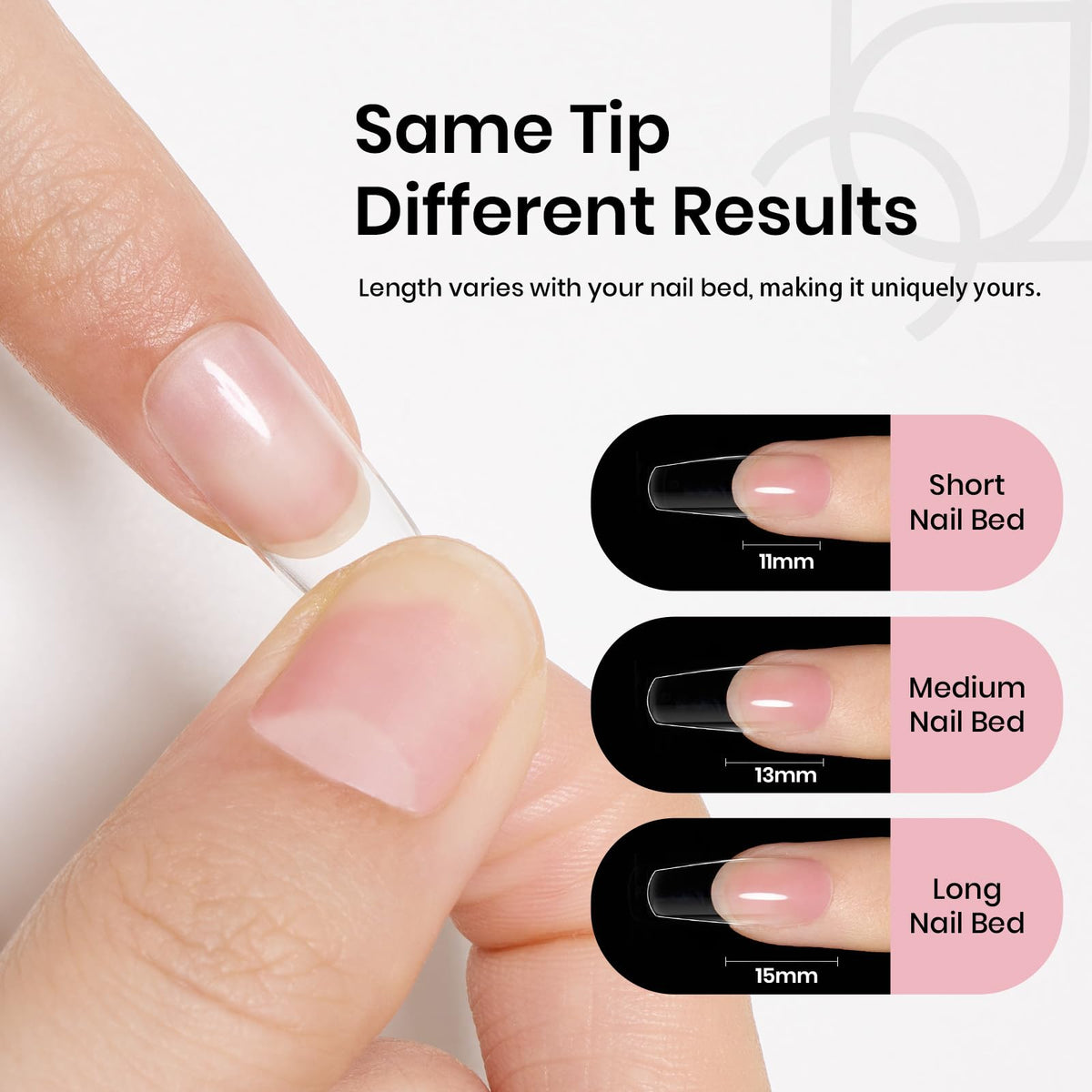beetles Gel Nail Tips Medium Coffin lifestyle scene with nails