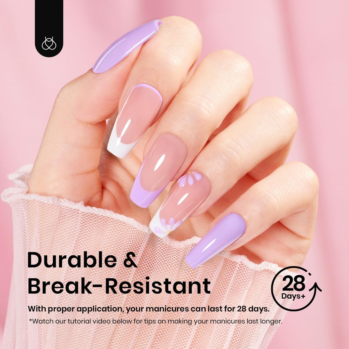 beetles Gel Nail Tips Medium Coffin marked sizes