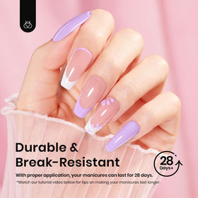 beetles Gel Nail Tips Medium Coffin marked sizes
