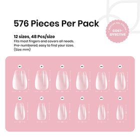 beetles Gel Nail Tips showing half matte texture