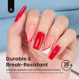 beetles Gel Nail Tips with nail glue and accessories