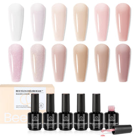 beetles Gel Polish 12 Colors Rubber Base Gel Nail Polish front view