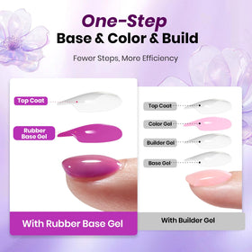 beetles Gel Polish 15ml bottles with elegant purple and pink shades
