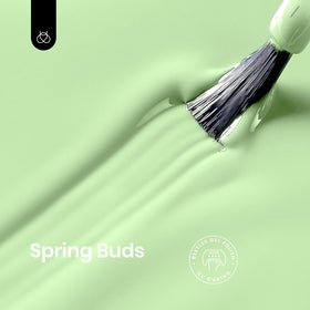 beetles Gel Polish 15ML green gel nail polish Spring Buds brush close-up