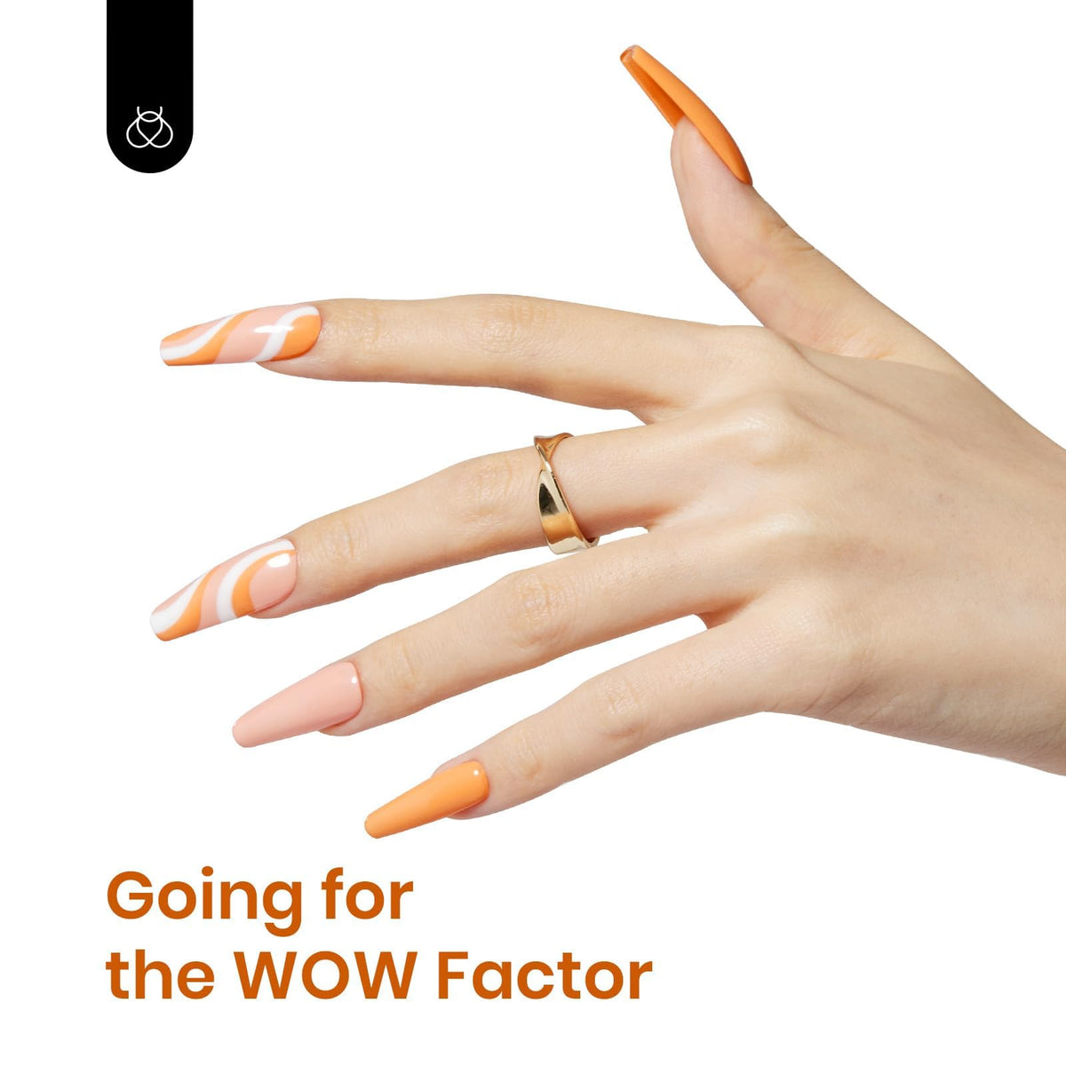 beetles Gel Polish 15ML Light Persimmon with applicator brush