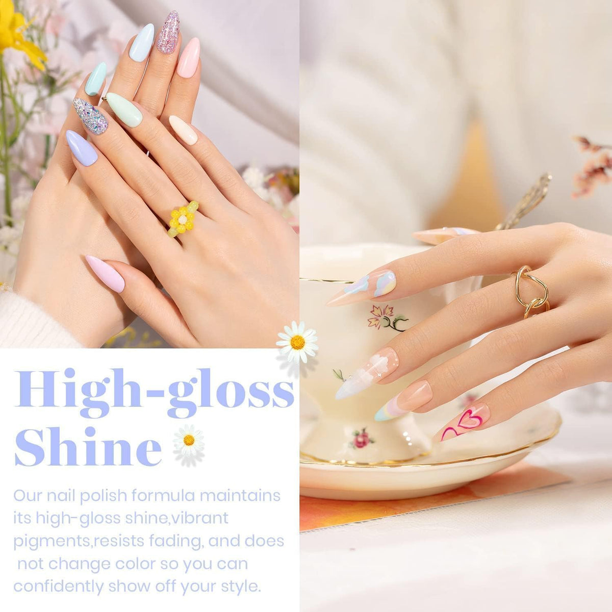 beetles Gel Polish 20 colors with base and top coats