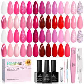 beetles Gel Polish 25 Colors Set with various shades