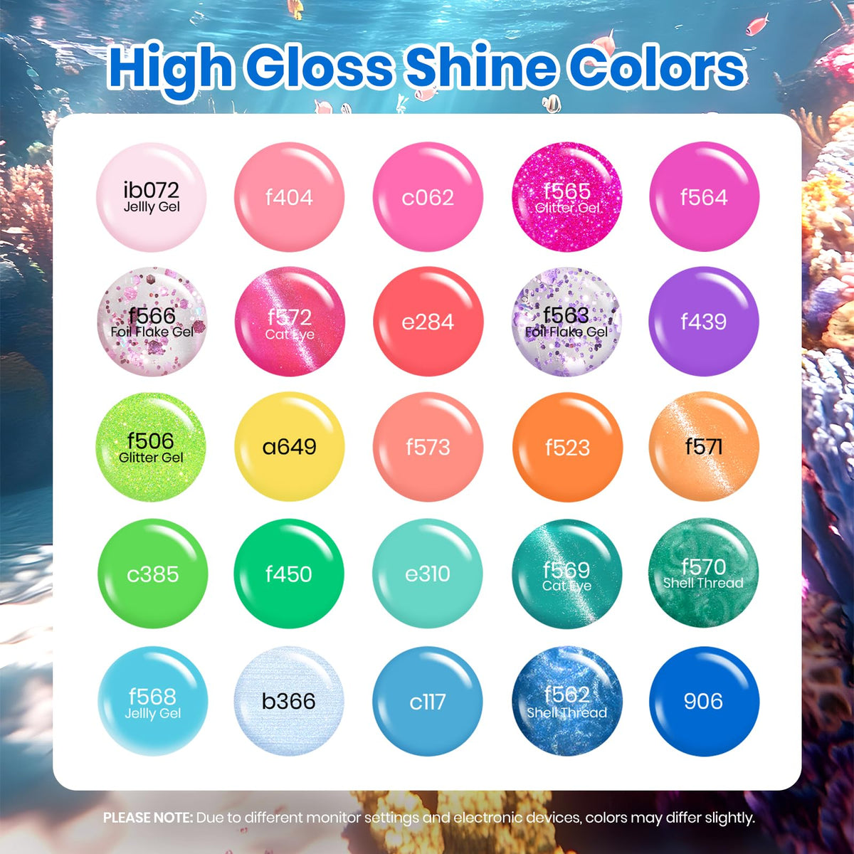 beetles Gel Polish 25 colors with tools and accessories