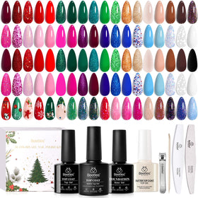 beetles Gel Polish 36-color glitter gel nail polish set front view
