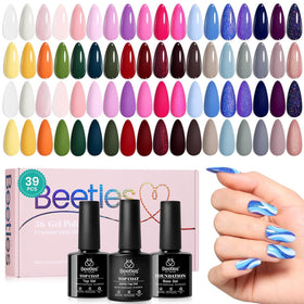 beetles Gel Polish 36 colors gel polish set front view