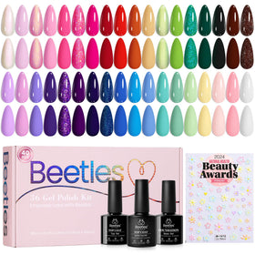 beetles Gel Polish 40 PCS Verse of Flower Gel Nail Polish Set front view