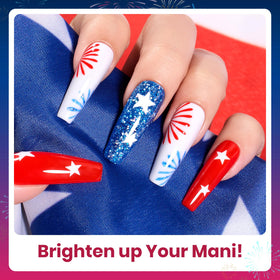 beetles Gel Polish 4th of July gel polish set packaging