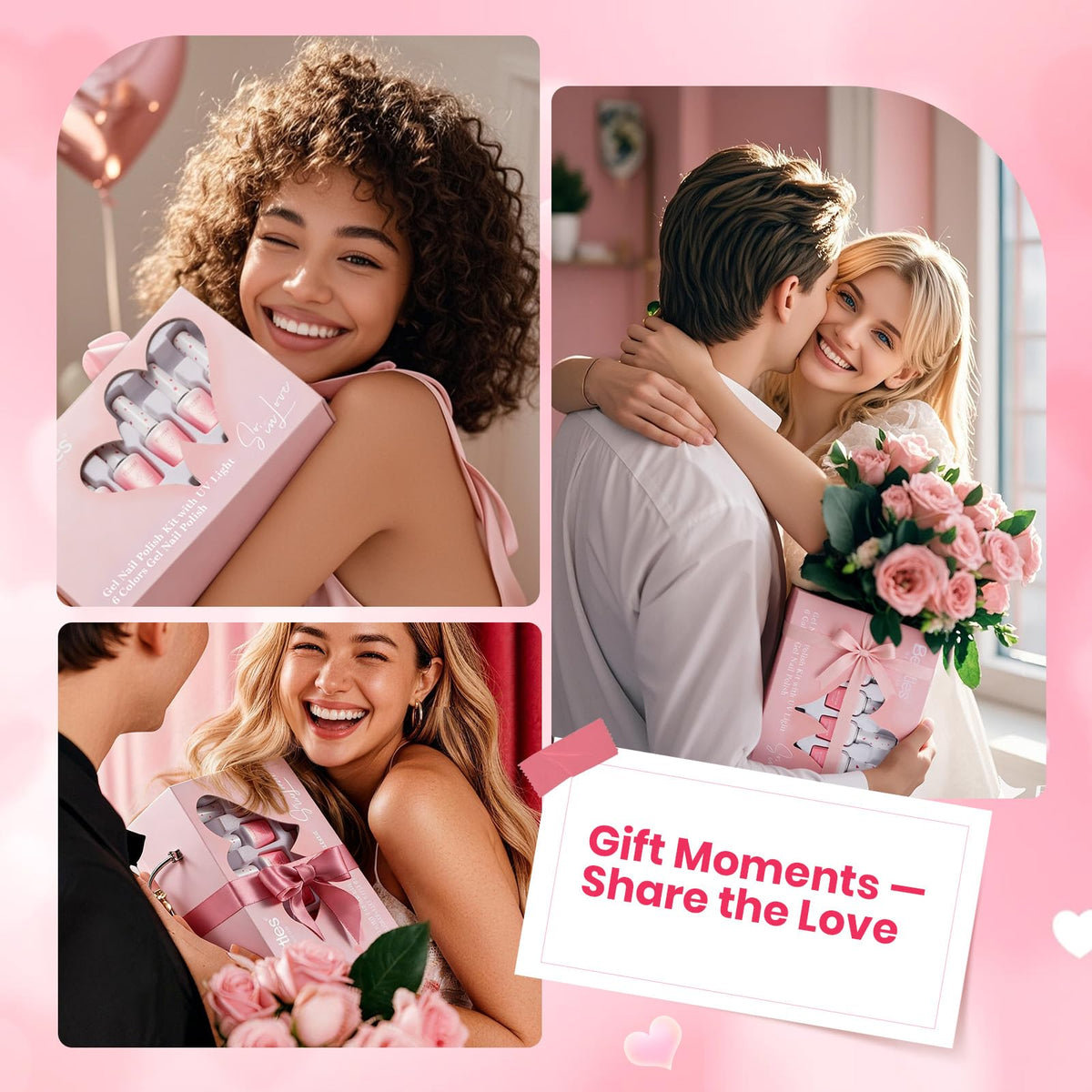 beetles Gel Polish 6 colours of cat eye gel polish bottles