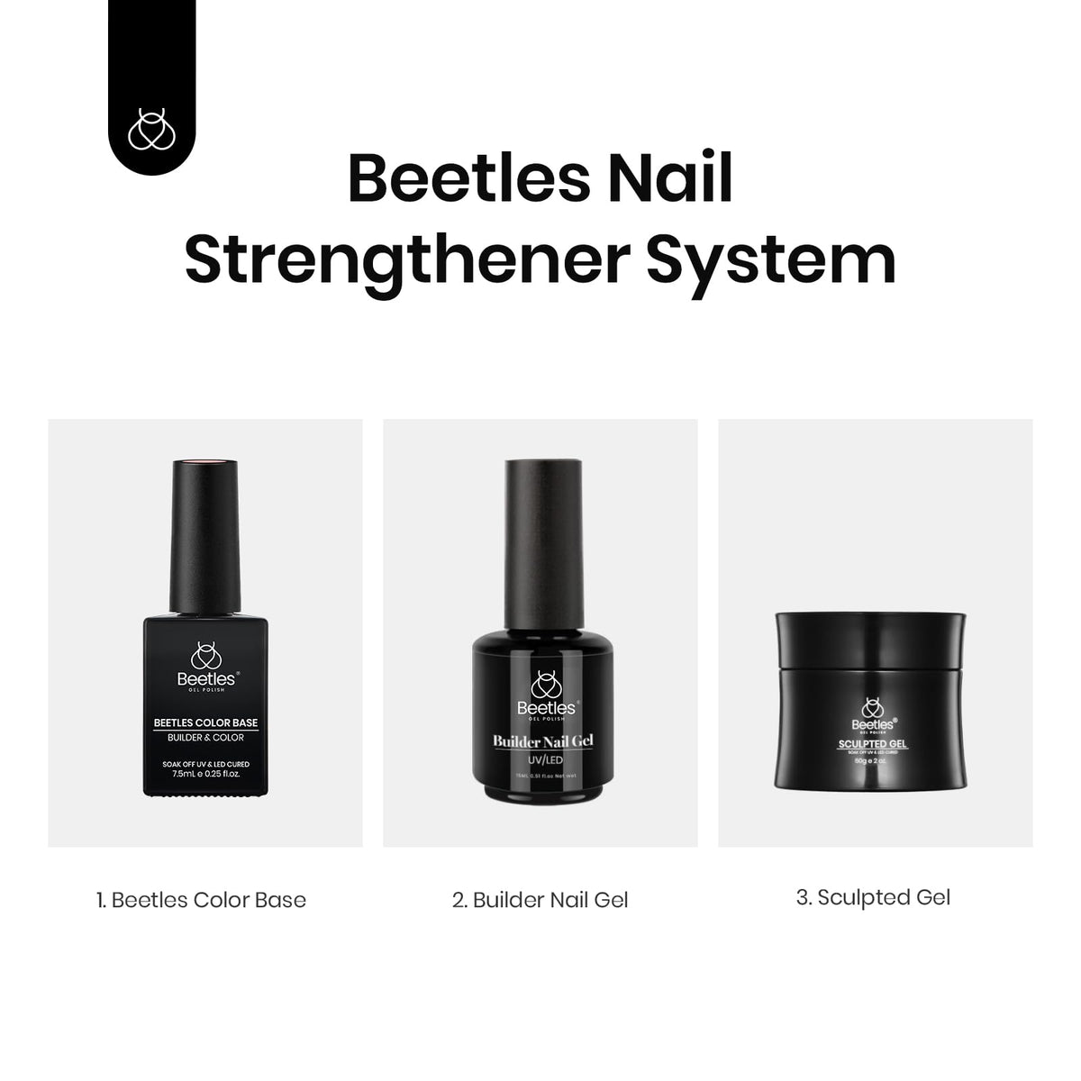 beetles Gel Polish 6 Colours Rubber Base Gel Nail Polish in aesthetic setting