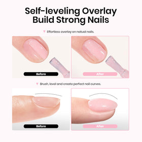 beetles Gel Polish 6 Colours Rubber Base Gel Nail Polish in use with LED lamp
