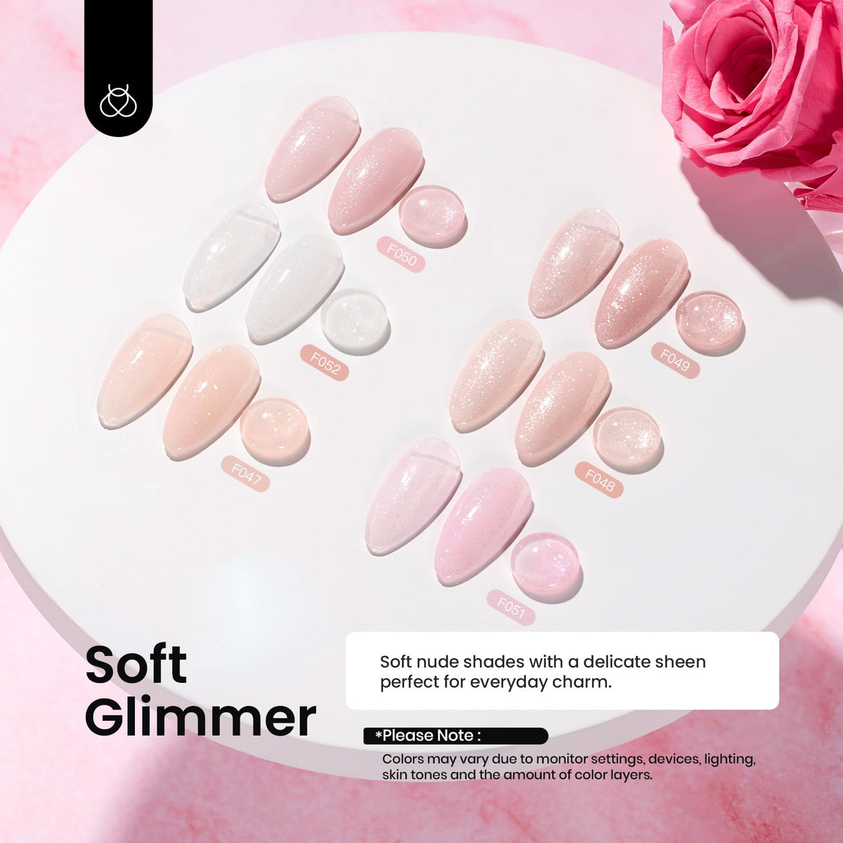 beetles Gel Polish 6 Colours Rubber Base Gel Nail Polish packaging details
