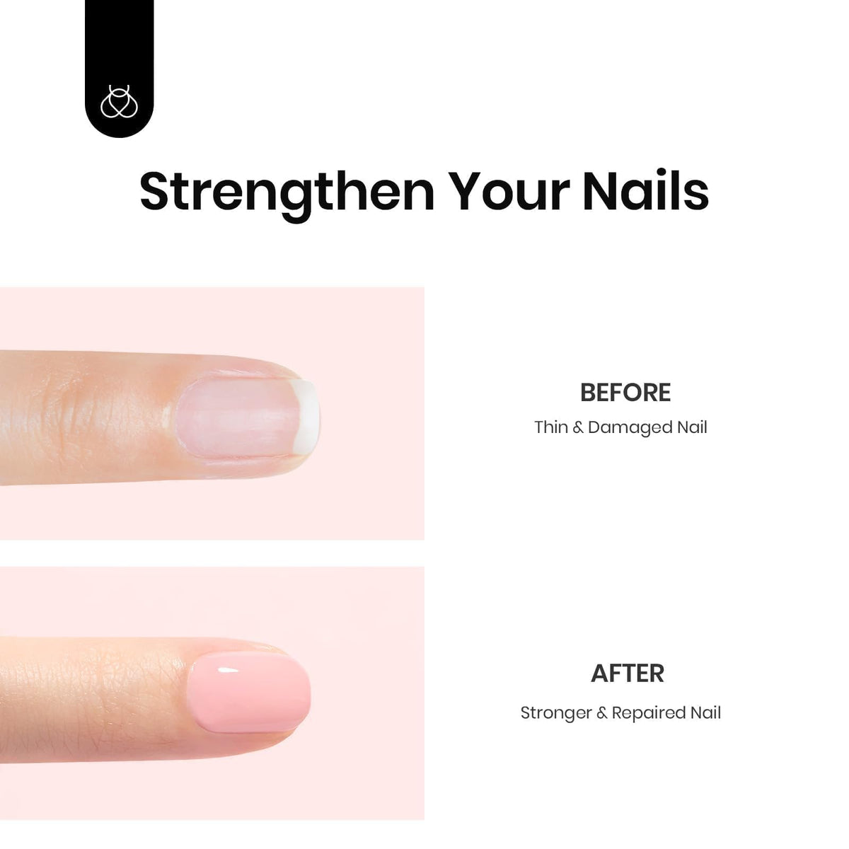 beetles Gel Polish 6 Colours Rubber Base Gel Nail Polish swatches on nails