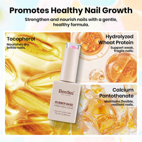 beetles Gel Polish 7.5 ml lavender bottle