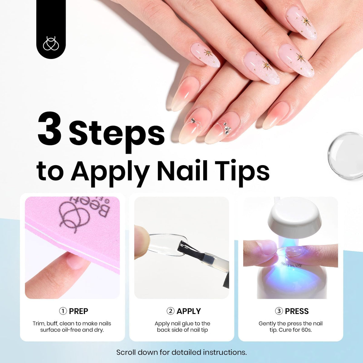 beetles Gel Polish 9-in-1 Nail Glue close-up of texture