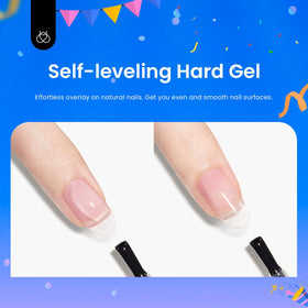 beetles Gel Polish 9 in 1 Nail Glue Gel brush close-up