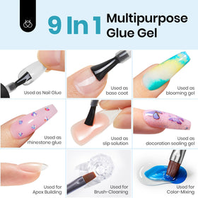 beetles Gel Polish 9-in-1 Nail Glue packaging